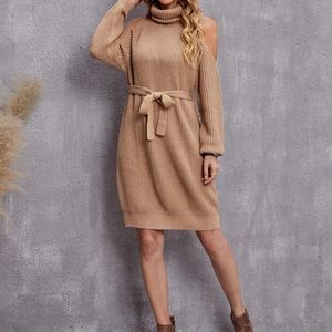 Emery Rose Turtleneck Sweater Dress